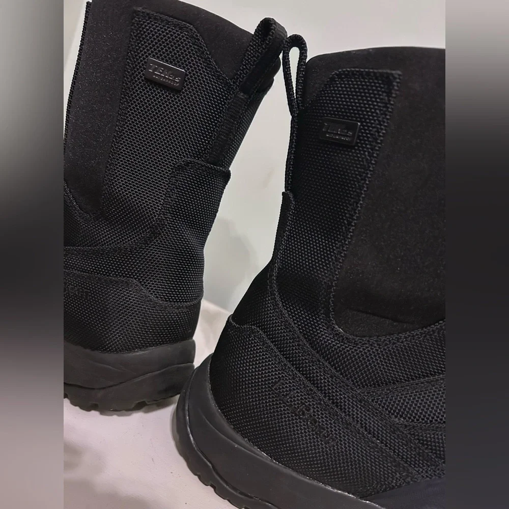LL Bean Black Storm Chaser Men Chelsea Waterproof TEK 2.5 Winter Work Boots 10